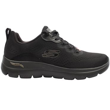 SKECHERS 150754 TRAINER - BLACK BLACK