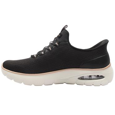 SKECHERS 150774 SKECH AIR TRAINER - BLACK ROSE