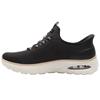 SKECHERS 150774 SKECH AIR TRAINER - BLACK ROSE