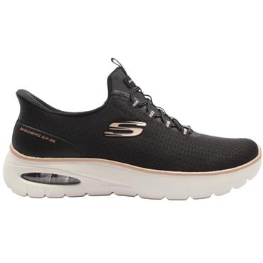 SKECHERS 150774 SKECH AIR TRAINER - BLACK ROSE
