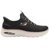 SKECHERS 150774 SKECH AIR TRAINER - BLACK ROSE