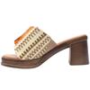 REFRESH 172522 HEELED MULE - BEIGE