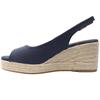 REFRESH 172663 WEDGE SANDAL - NAVY