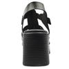 REFRESH 175095 BLOCK HEEL SANDAL - Black