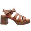 REFRESH 175095 BLOCK HEEL SANDAL - TAN