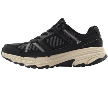 SKECHERS 180450 GO RUN TRAINER - BLACK BEIGE