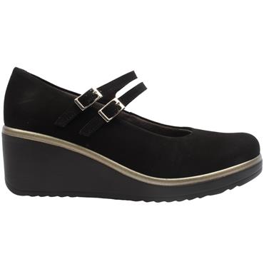 PITILLOS 20235 SHOE - BLACK SUEDE