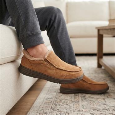 SKECHERS 205606 SLIPPER - CHESTNUT