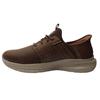 SKECHERS 210828 SHOE - DARK TAN