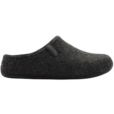 SKECHERS 211456 SLIPPER MULE - BLACK BLACK