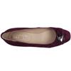 CAPRICE 22300 LOW HEEL SHOE - BURGUNDY SUEDE