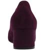 CAPRICE 22300 LOW HEEL SHOE - BURGUNDY SUEDE