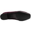 CAPRICE 22300 LOW HEEL SHOE - BURGUNDY SUEDE