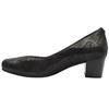 CAPRICE 22308 SHOE - BLACK LIZARD