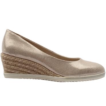 TAMARIS 22313 WEDGE SHOE - LTGOLD