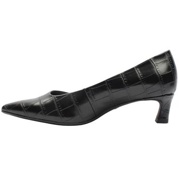 TAMARIS 22351 LOW HEEL SHOE - BLACKCROC