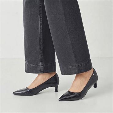 TAMARIS 22351 LOW HEEL SHOE - BLACKCROC