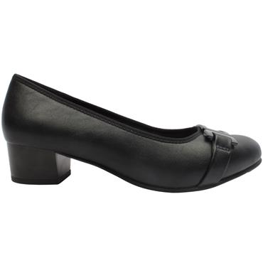 JANA 22368 LOW COURT SHOE - Black