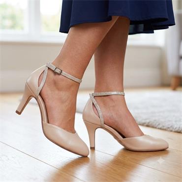 TAMARIS 22416 STRAP SHOE - ROSE
