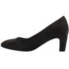 TAMARIS 22418 COURT SHOE - BLACK SUEDE
