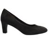 TAMARIS 22418 COURT SHOE - BLACK SUEDE