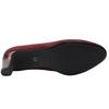 TAMARIS 22418 COURT SHOE - BURGUNDY SUEDE