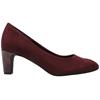 TAMARIS 22418 COURT SHOE - BURGUNDY SUEDE