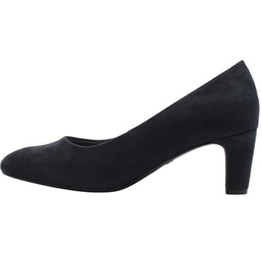 TAMARIS 22418 COURT SHOE - NAVY SUEDE NUBUCK