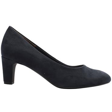 TAMARIS 22418 COURT SHOE - NAVY SUEDE NUBUCK