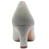 TAMARIS 22418 COURT SHOE - SILVER
