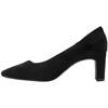 TAMARIS 22455 COURT SHOE - BLACK SUEDE