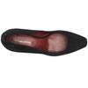 TAMARIS 22455 COURT SHOE - BLACK SUEDE