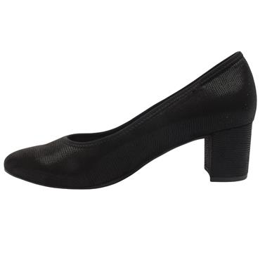 JANA 22461 SHOE - BLACK METALLIC