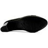 JANA 22467 COURT SHOE - BLACK SUEDE