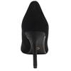 TAMARIS 22480 COURT SHOE - BLACK SUEDE
