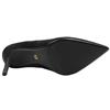 TAMARIS 22480 COURT SHOE - BLACK SUEDE