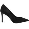 TAMARIS 22480 COURT SHOE - BLACK SUEDE