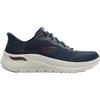 SKECHERS 232712 TRAINER - NAVY/RED