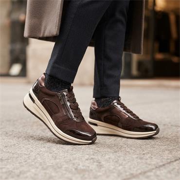 CAPRICE 23300 LACED SHOE - BROWN MULTI