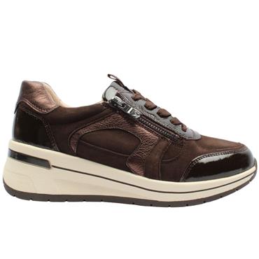 CAPRICE 23300 LACED SHOE - BROWN MULTI