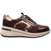 CAPRICE 23300 LACED SHOE - BURGUNDY