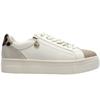 TAMARIS 23313 LACED SHOE - WHITELEOPARD