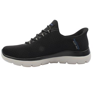 SKECHERS 233177 TRAINER - BLACK BLUE