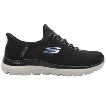 SKECHERS 233177 TRAINER - BLACK BLUE