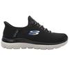 SKECHERS 233177 TRAINER - BLACK BLUE