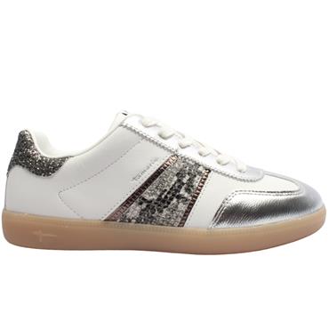 TAMARIS 23624 SHOE - WHITE SILVER