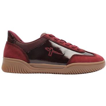 TAMARIS 23655 SHOE - BURGUNDY PATENT