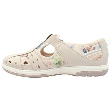 JANA 23669 SANDAL SHOE - BEIGE MULTI