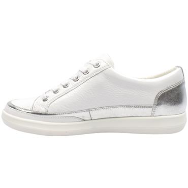CAPRICE 23706 SHOE - WHITE SILVER