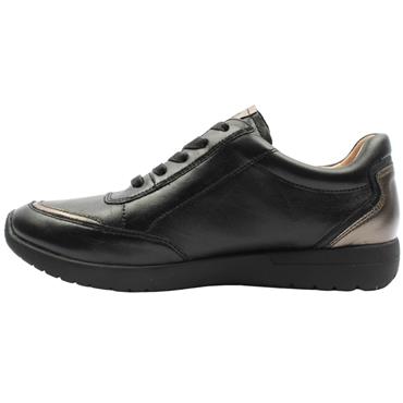 CAPRICE 23721 LACED SHOE - BLACK MULTI
